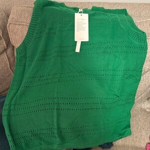 Evaless Vibrant Green Tank Top